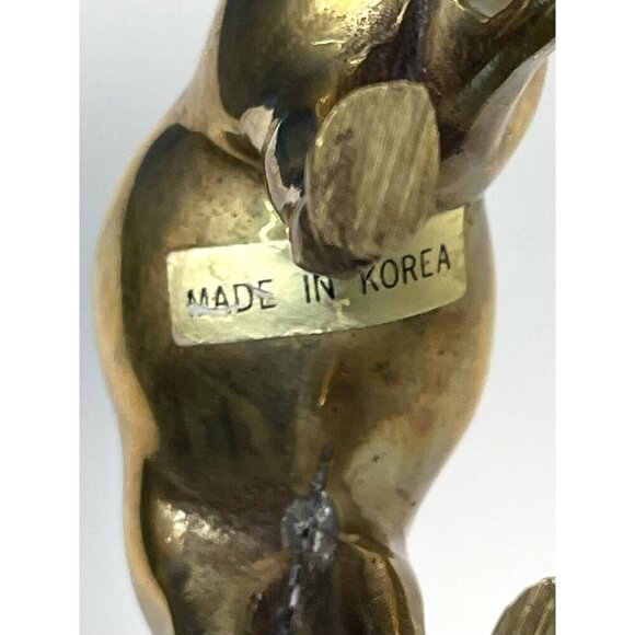 VTG MCM Lot 3 GREAT CITY TRADERS 4" & 7" Solid Brass CAMEL FIGURINES Korea EUC - Picture 5 of 7